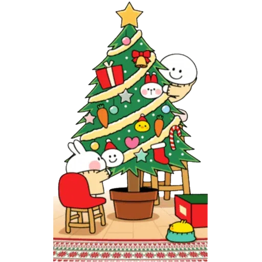 Christmas Spoiled Rabbits - Sticker 18