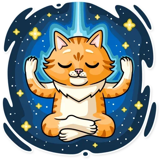 Striped Cat - Sticker 9