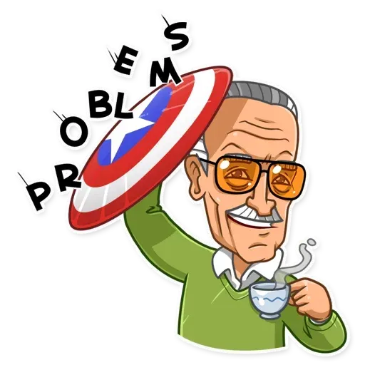 Stan Lee - Sticker 23