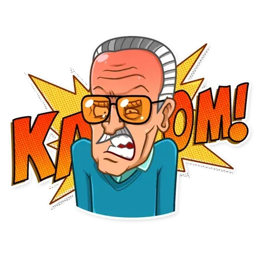 Stan Lee - Sticker 30