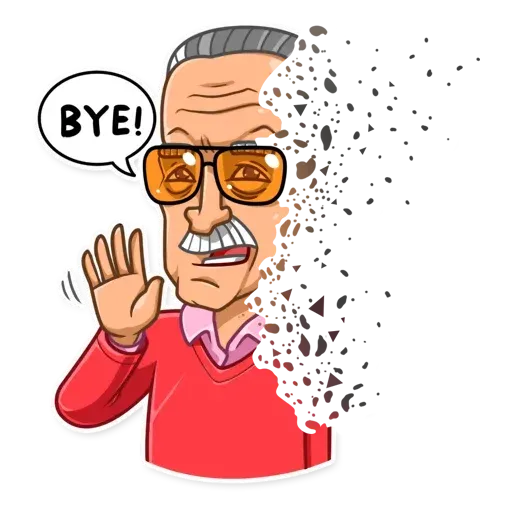 Stan Lee - Sticker 11