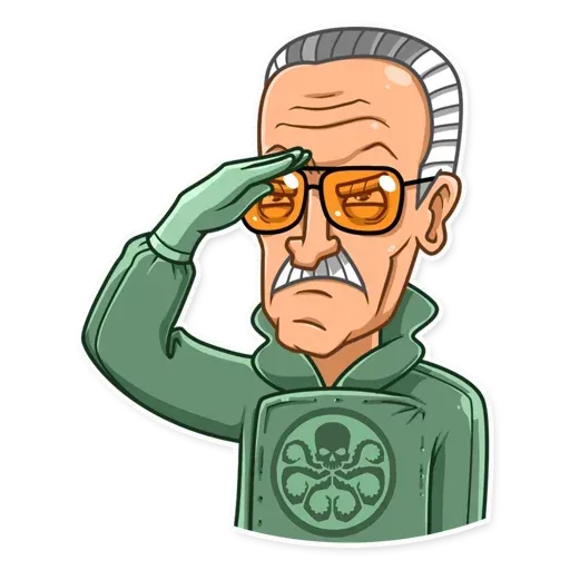 Stan Lee - Sticker 18