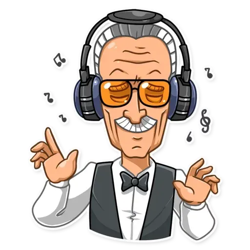 Stan Lee - Sticker 9