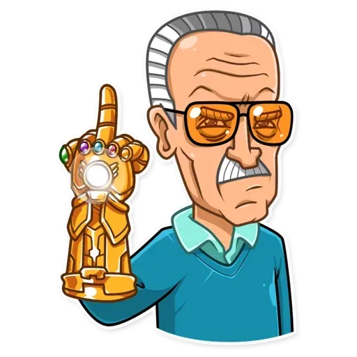 Stan Lee - Sticker 13