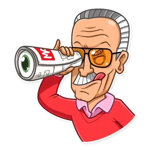 Stan Lee - Sticker 19