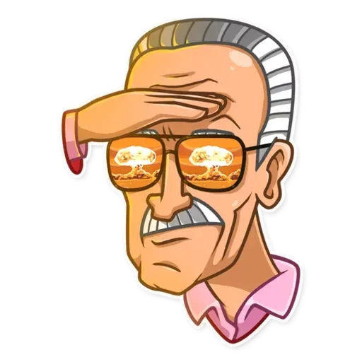 Stan Lee - Sticker 15