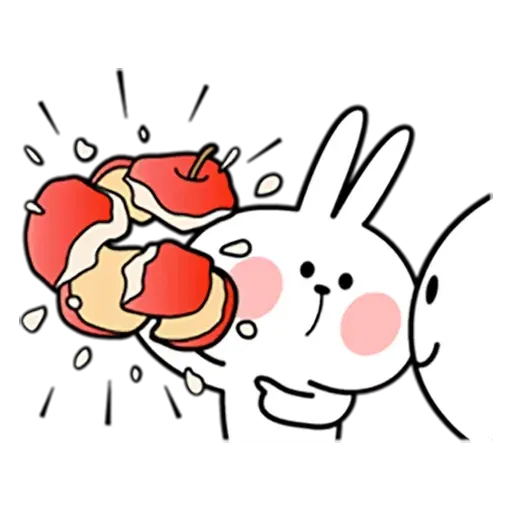 spoiled rabbit f - Sticker 24