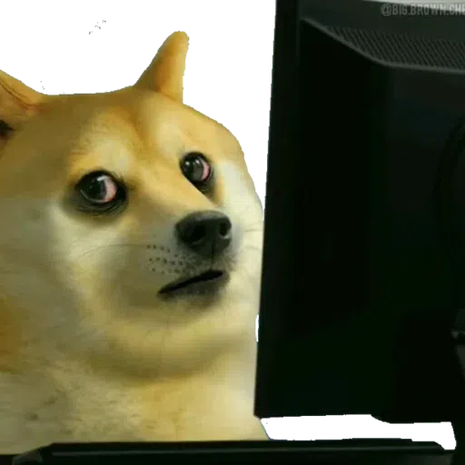 Doggo doing things - Sticker 25