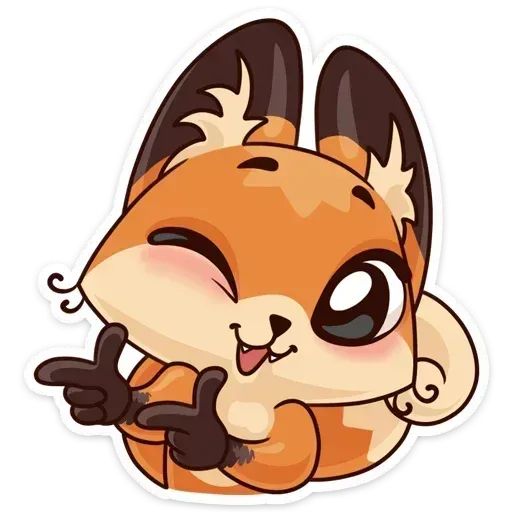 Luna the fox - Sticker 22