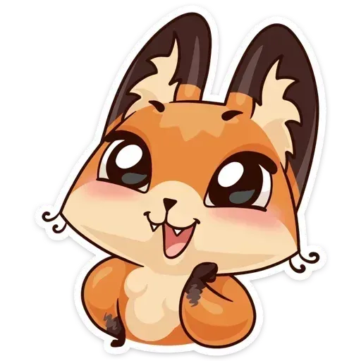 Luna the fox - Sticker 27