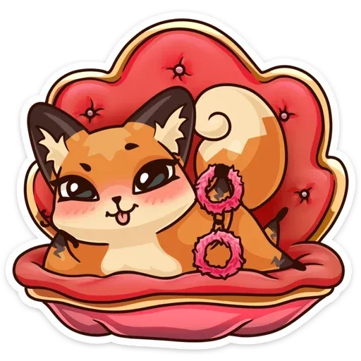 Luna the fox - Sticker 10