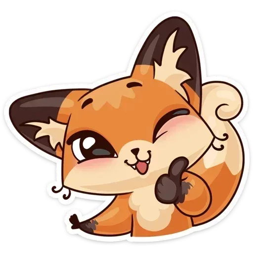 Luna the fox - Sticker 23