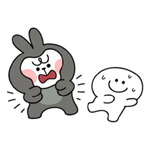 Spoiled Rabbit Kawaii Costume2 - Sticker 12
