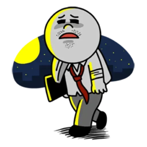 Busy moon - Sticker 17