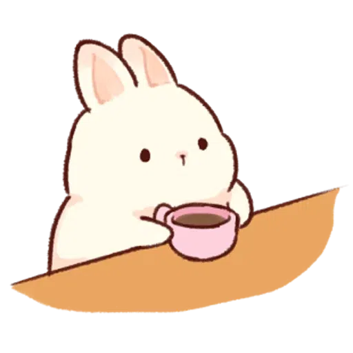Soft and cute rabbit - Sticker 17