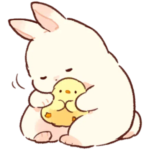 Soft and cute rabbit - Sticker 12
