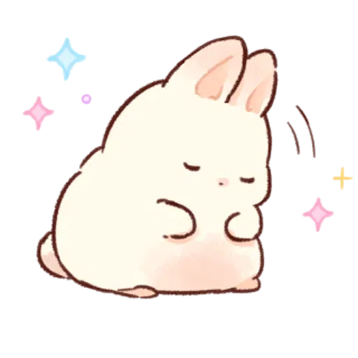 Soft and cute rabbit - Sticker 28