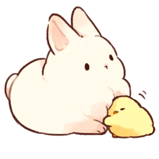 Soft and cute rabbit - Sticker 10