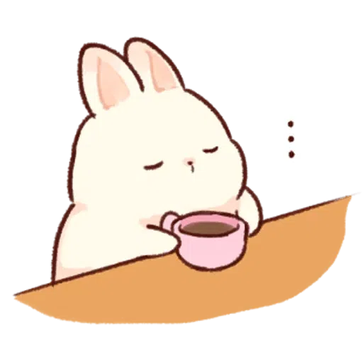 Soft and cute rabbit - Sticker 18