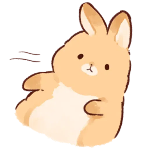 Soft and cute rabbit - Sticker 13