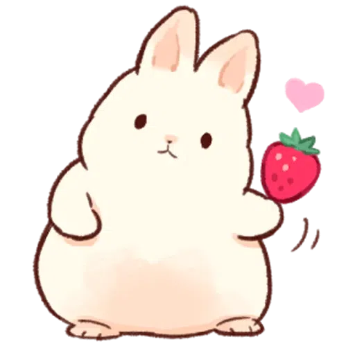 Soft and cute rabbit - Sticker 9