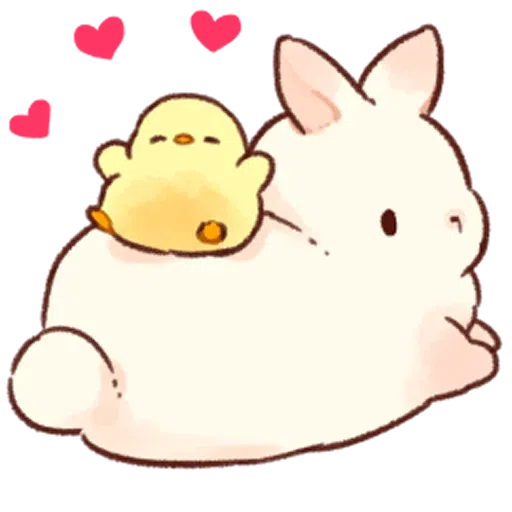 Soft and cute rabbit - Sticker 29