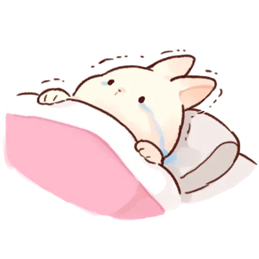 Soft and cute rabbit - Sticker 20