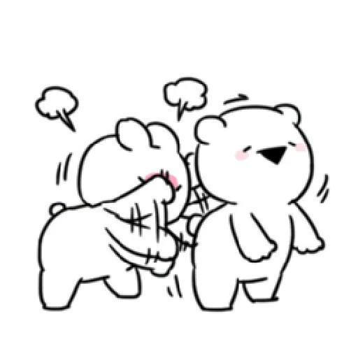 Extremely little rabbit & bear 2 - Sticker 15