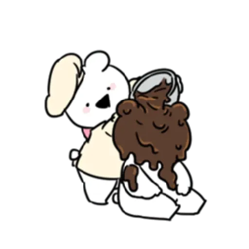 Extremely little rabbit & bear 2 - Sticker 26