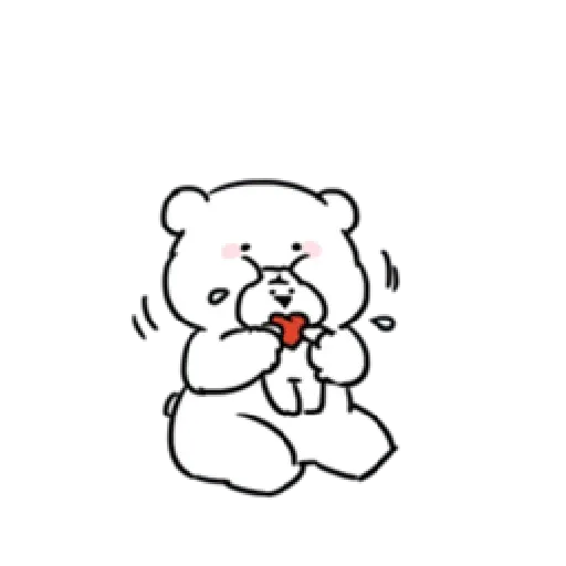 Extremely little rabbit & bear 2 - Sticker 22