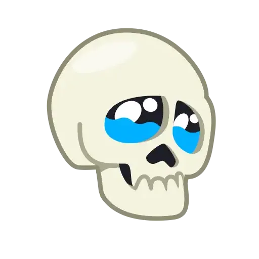 Skull Animated - Sticker 14