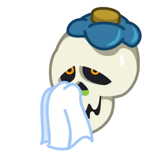 Skull Animated - Sticker 20