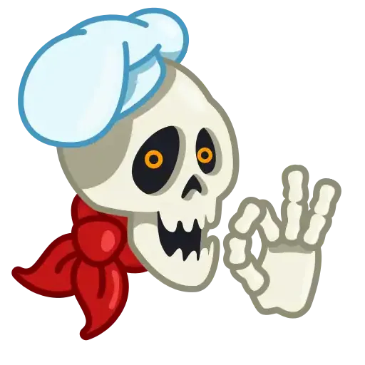 Skull Animated - Sticker 9