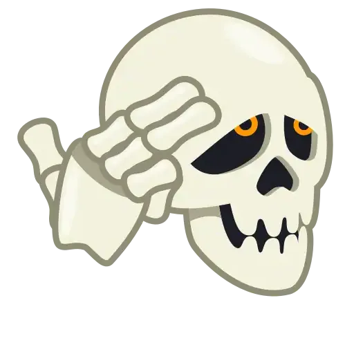 Skull Animated - Sticker 17