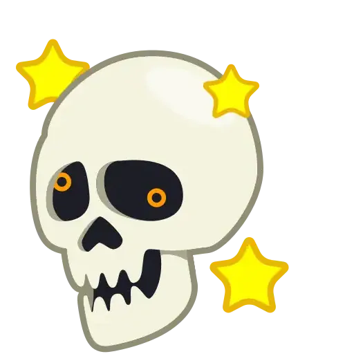 Skull Animated - Sticker 12