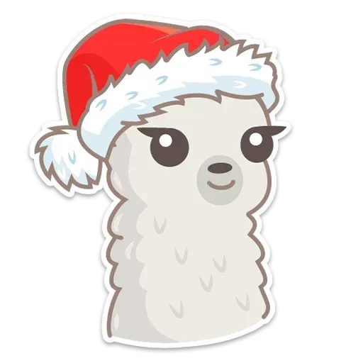 Cute lama - Sticker 12