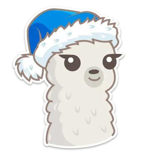 Cute lama - Sticker 13
