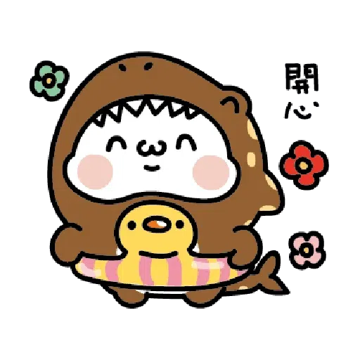 激動小饅頭 鯊鯊來襲 - Sticker 23