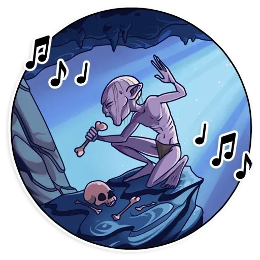 Gollum - Sticker 25