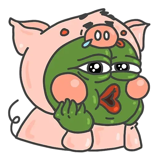 PepePig&Meow - Sticker 9