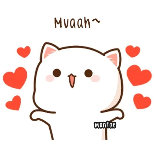 Peach Cat 2 - Sticker 25