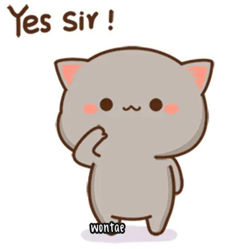 Peach Cat 2 - Sticker 23