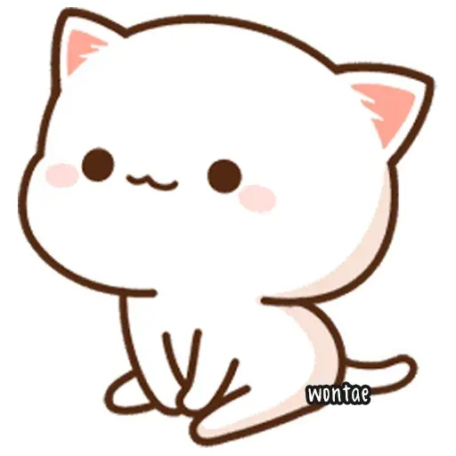 Peach Cat 2 - Sticker 11
