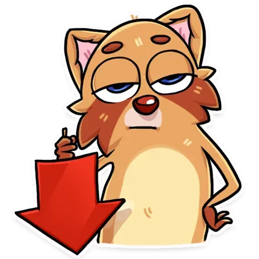 Mr. Raccoon - Sticker 11