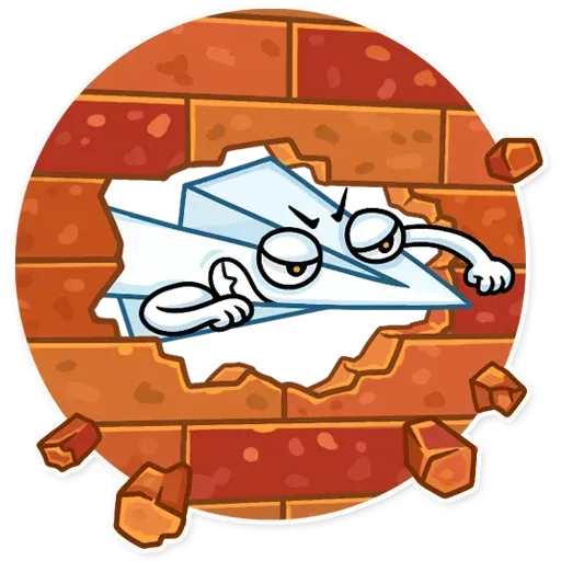 PaperAirplane - Sticker 24