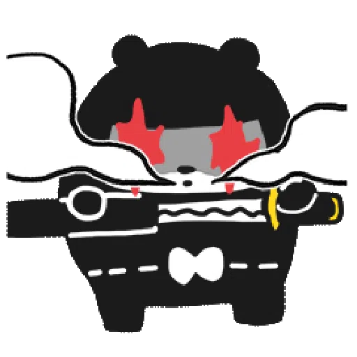Ninja Bear - Sticker 10