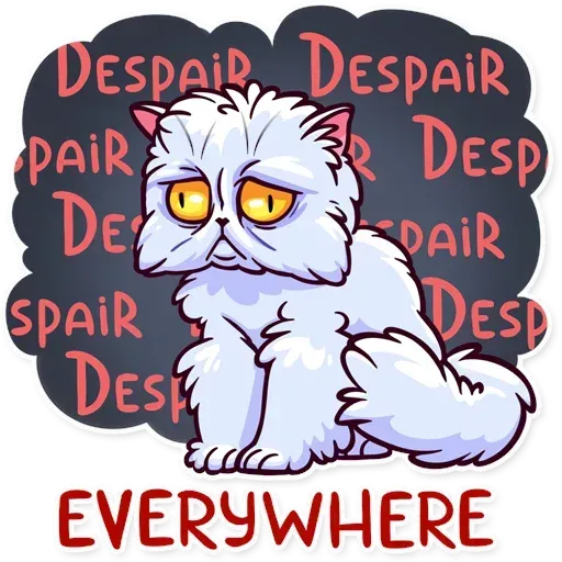 Meme Cats Stickers - Sticker 11