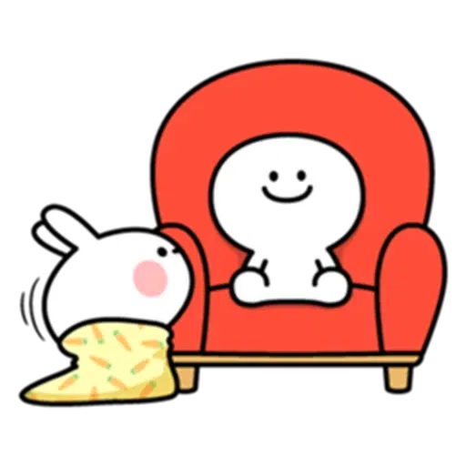 winter rabbit - Sticker 11