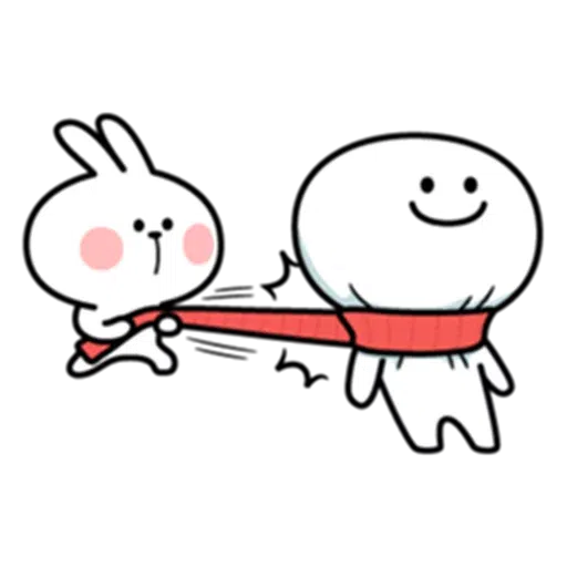 winter rabbit - Sticker 16