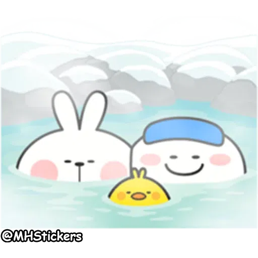 winter rabbit - Sticker 30